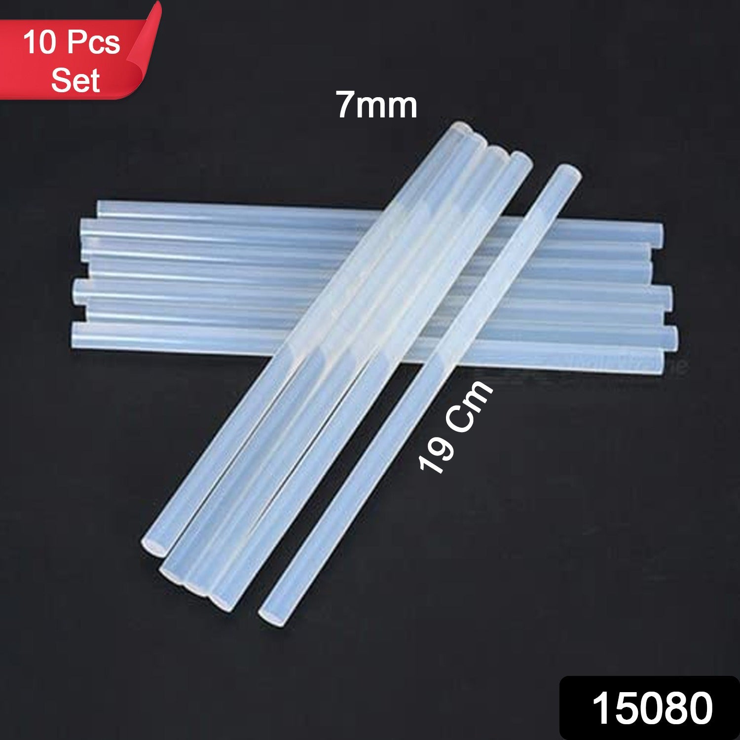 Multi-Purpose Transparent Glue Sticks for Craft and Art Decoration (10 Pcs Set) Multi-Purpose Transparent Glue Sticks for Craft and Art Decoration (10 Pcs Set)